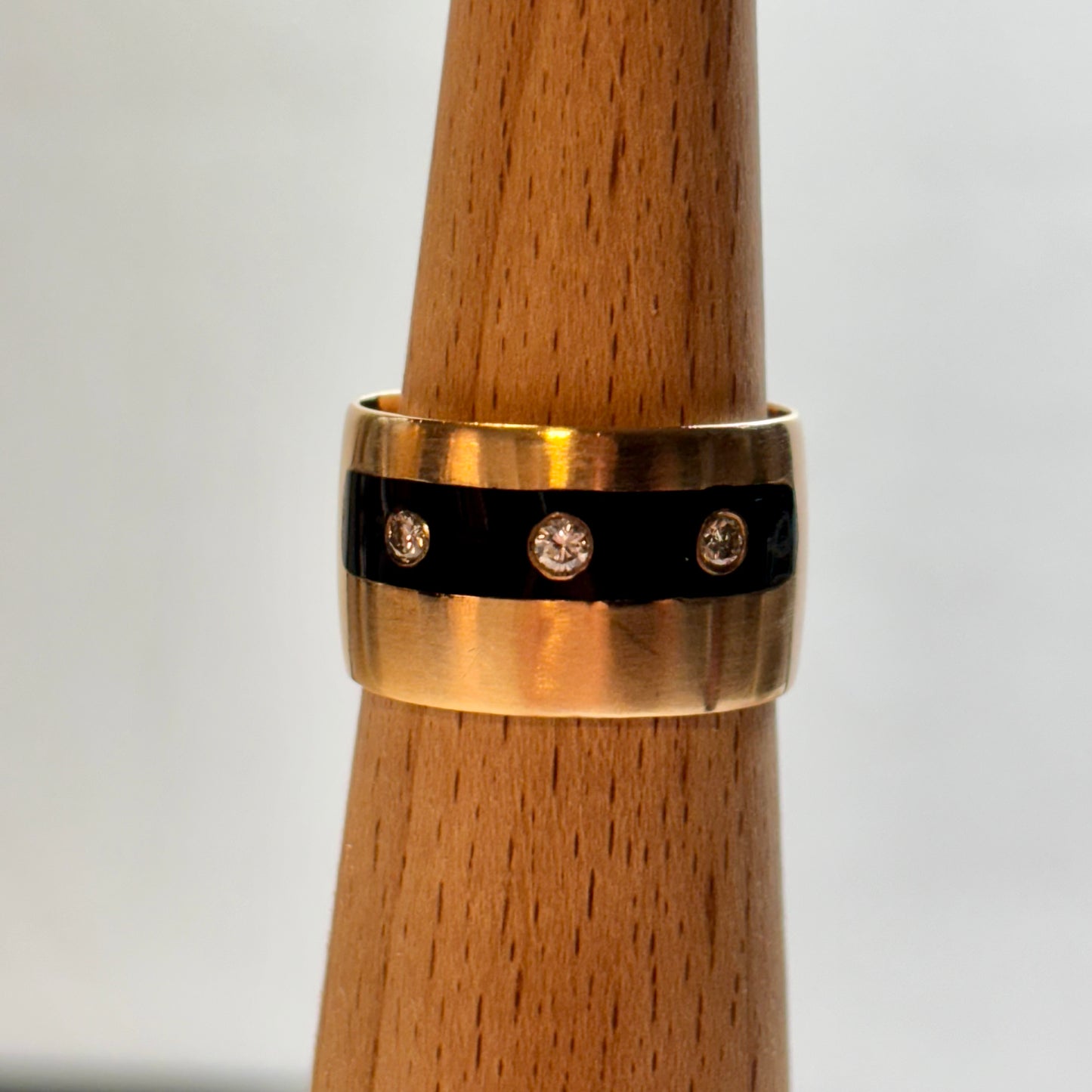 18k Rose Gold Diamonds Ring