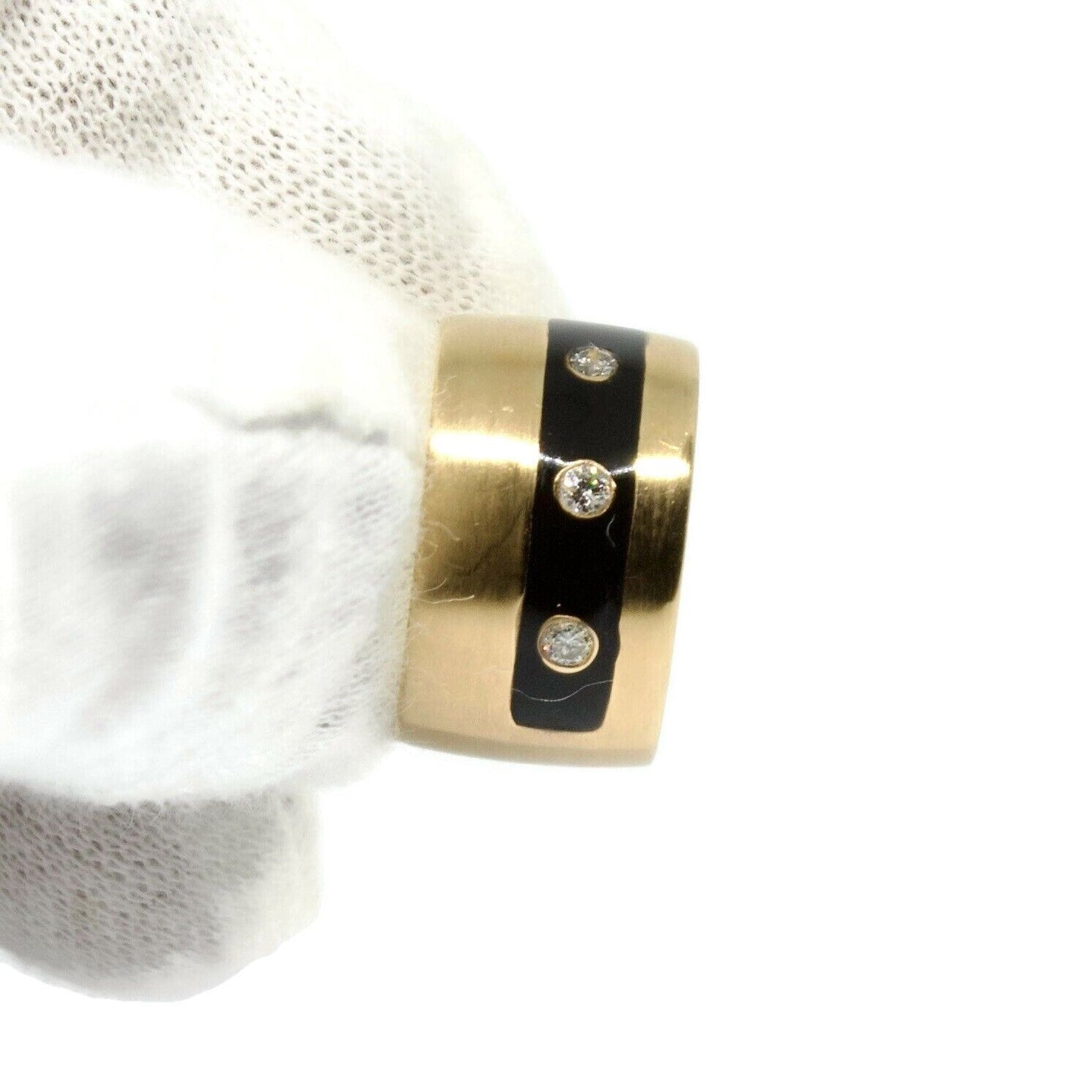 18k Rose Gold Diamonds Ring