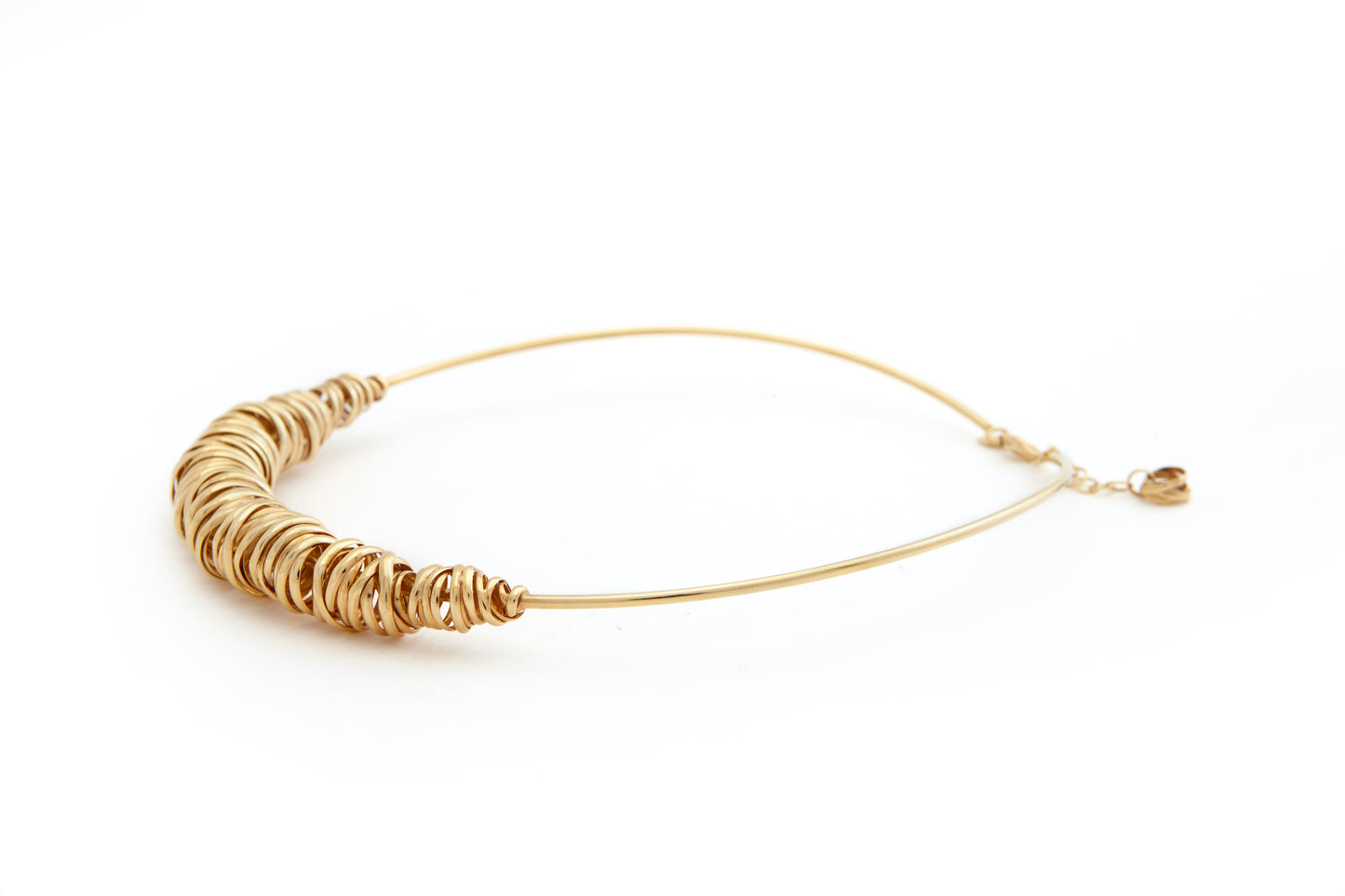 Necklace and Bracelet Gold Set