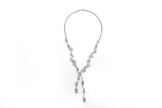 Necklace White Gold With Diamonds