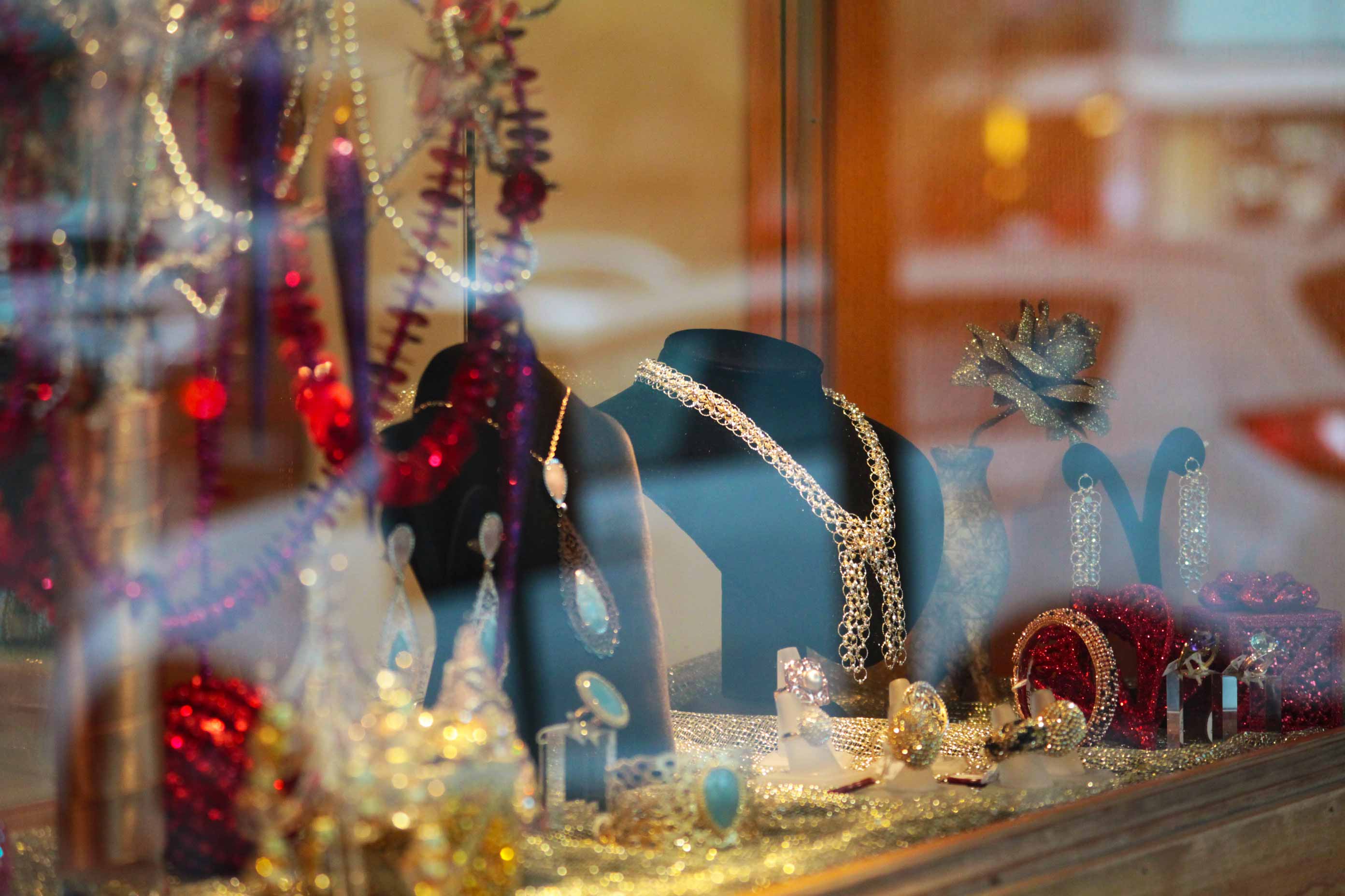 Store Jewelry Showcase at our store in Zalka, Beirut, Lebanon - R Mouzannar