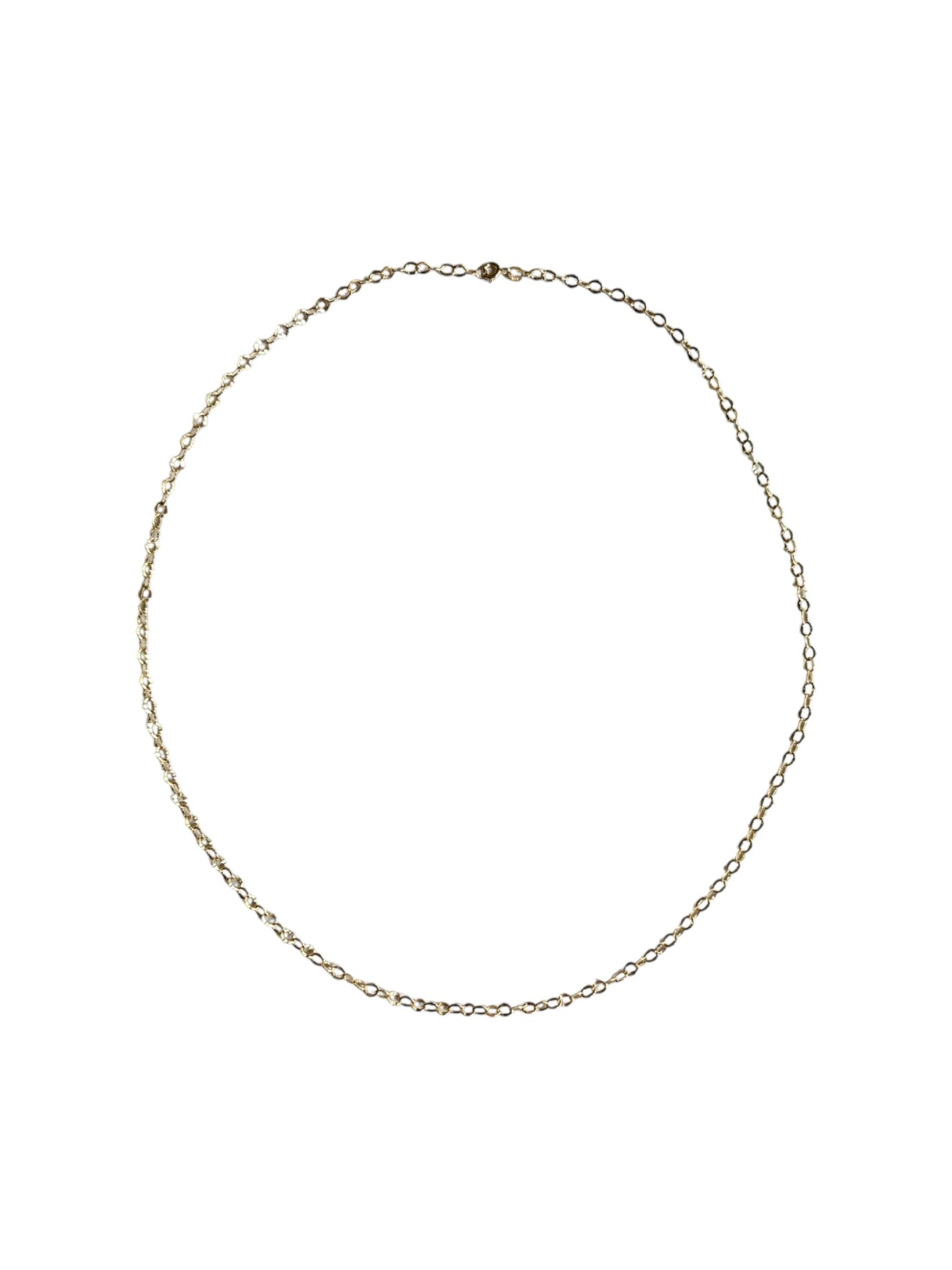 18K Gold Oval Links Chain Necklace - R. Mouzannar