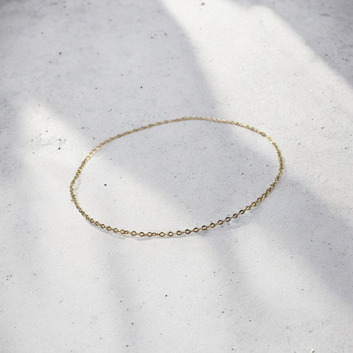 18K Gold Oval Links Chain Necklace - R. Mouzannar