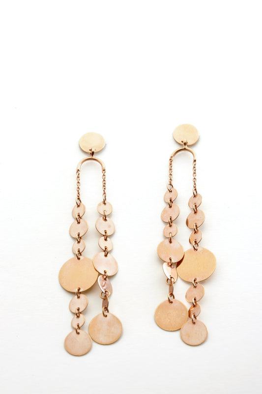 Earrings Pink Gold