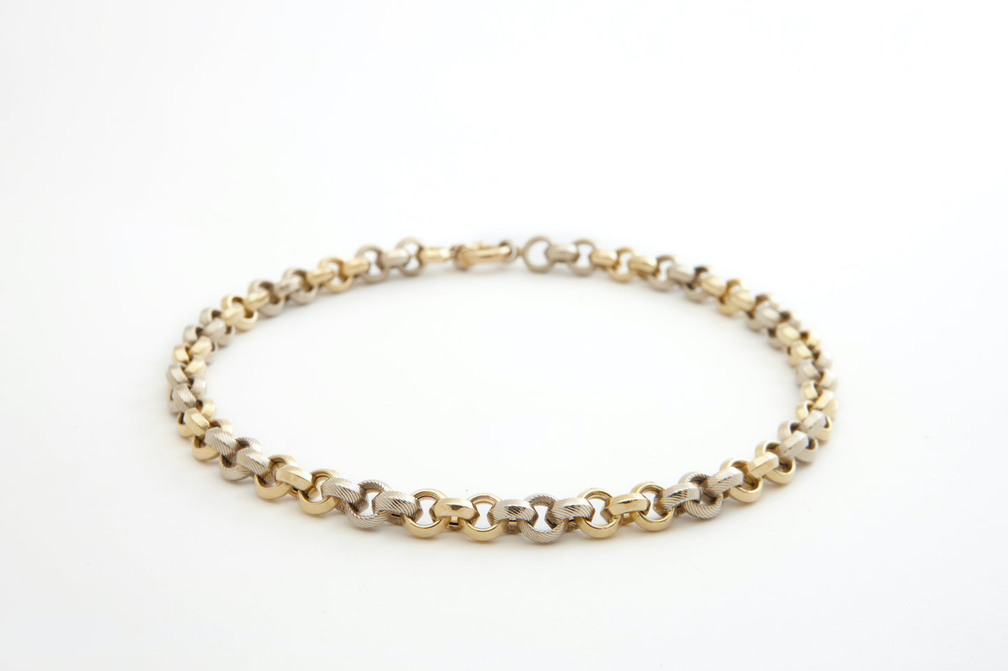 Necklace White and 18k Yellow Gold