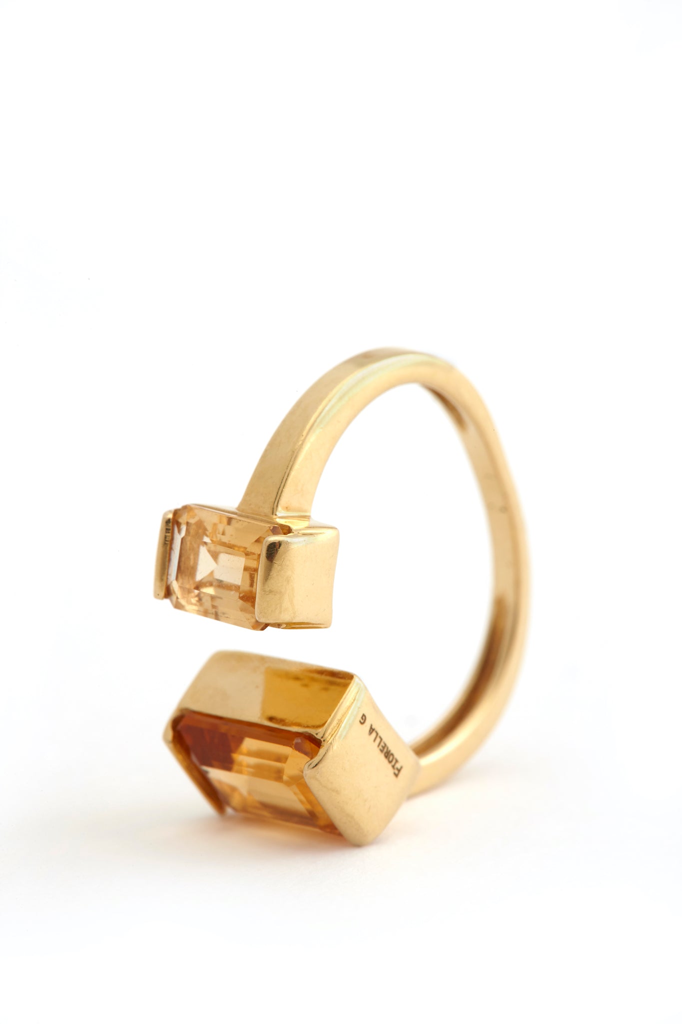 Ring 18k Gold With Topaz