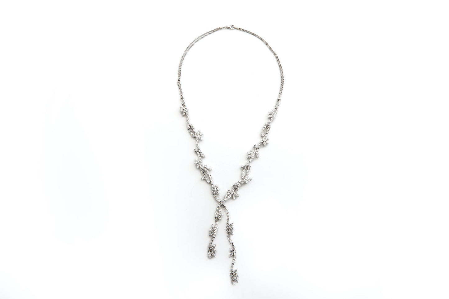 Necklace White Gold With Diamonds