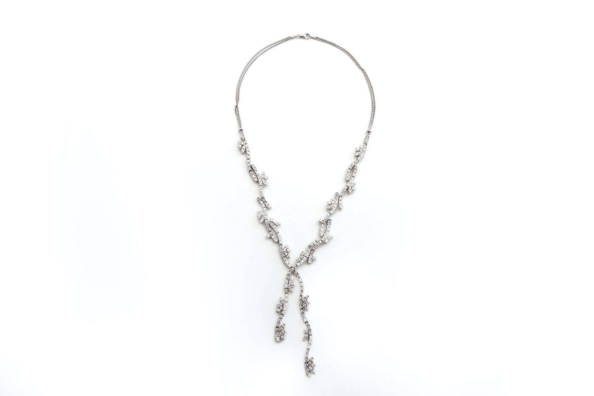 Necklace White Gold With Diamonds