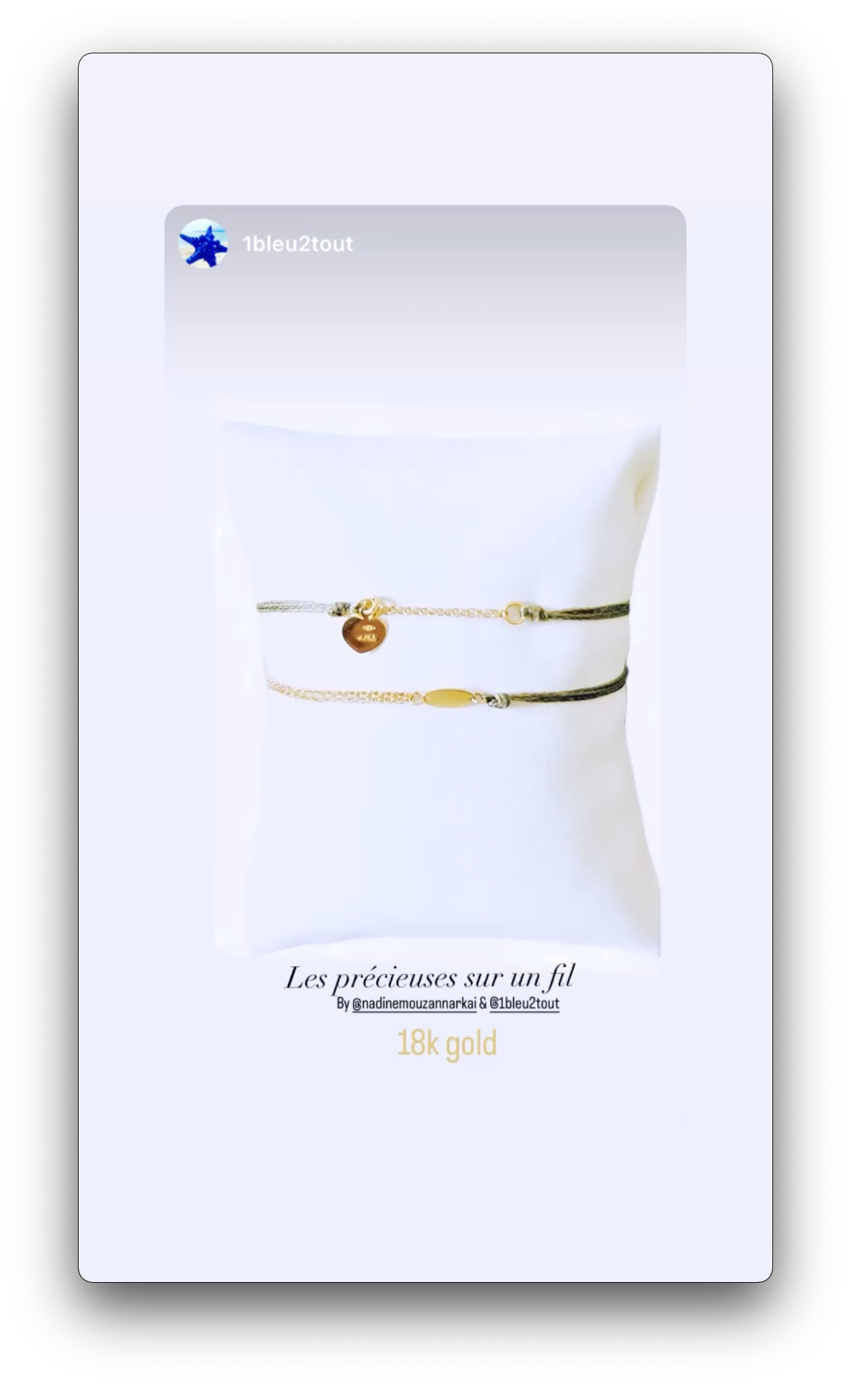 Olive and Golden Color and Yellow 18k Gold chain Bracelet