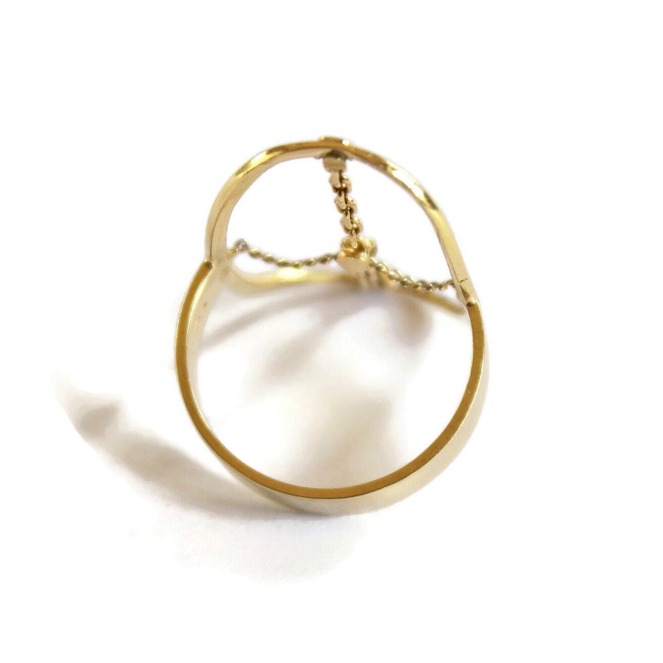 Handmade 18k Gold Oval Cocktail Ring - R. Mouzannar Jewelry